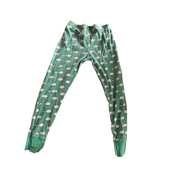 Mini Boden Boys Sheep Print Snug Fit Pajamas Set Long Johns Size 9Y 134cm Green - Picture 6 of 7